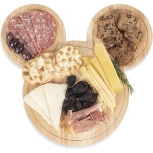 Disney Mickey Mouse Head Shaped Cheese Board by Toscana NEW